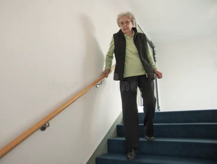 Going downstairs